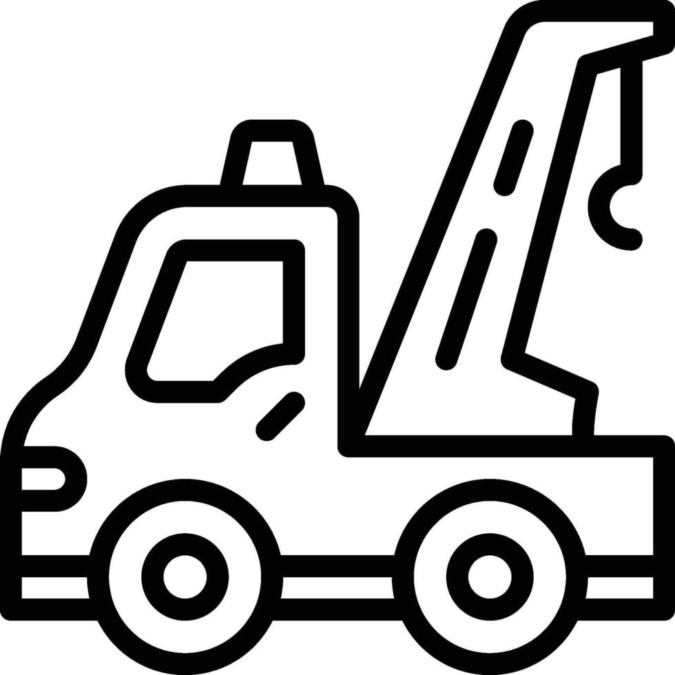 towing car icon. Towing Service Icon vector