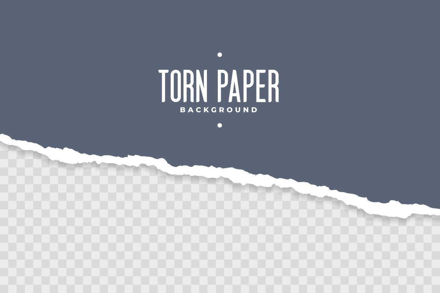 ripped torn paper sheet on transparent background vector