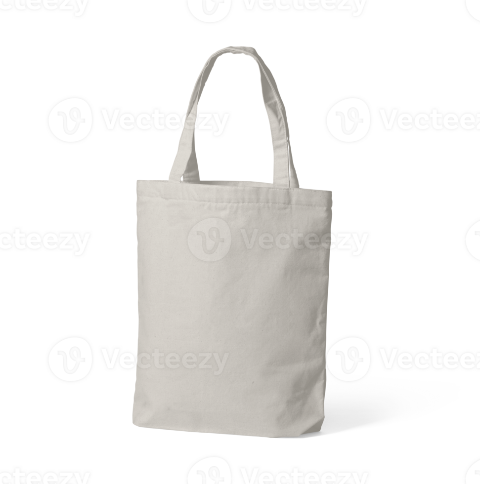 Canvas tote bag mockup template png