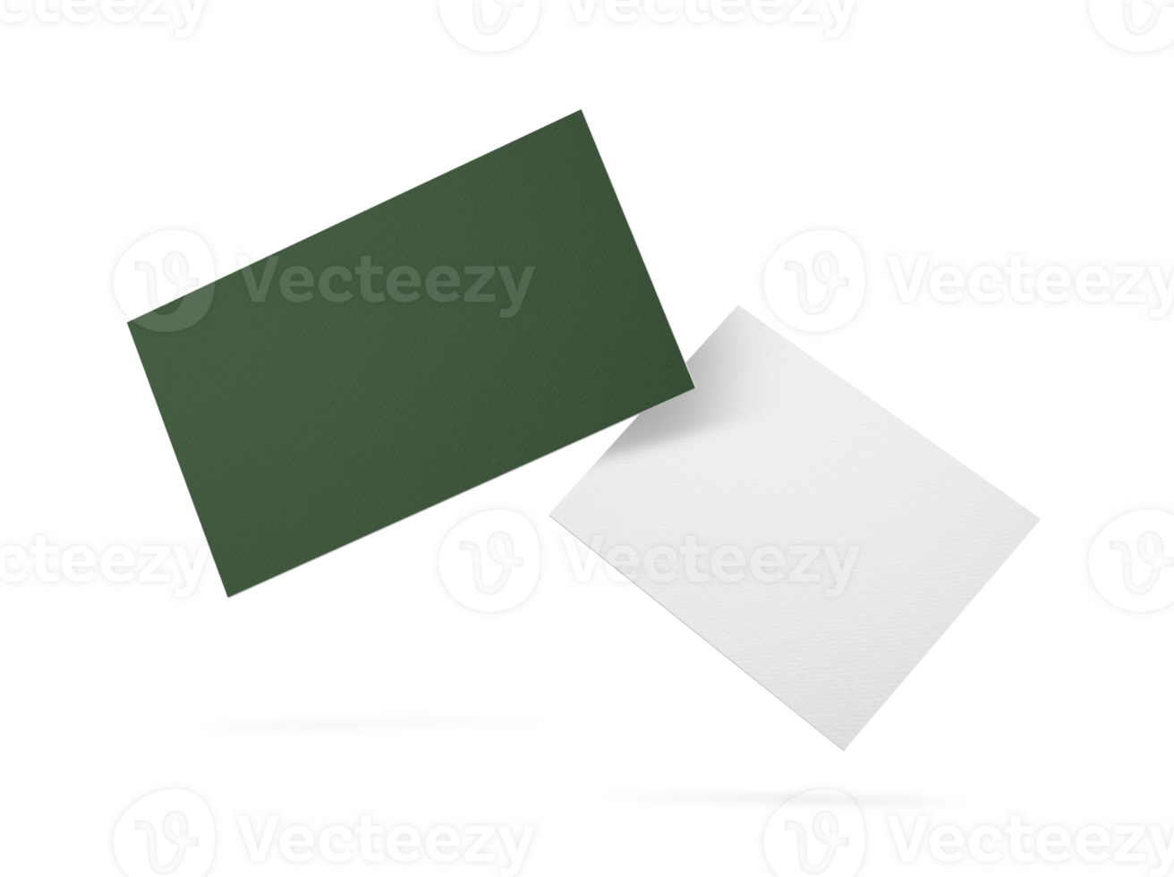 Group of minimal business card mockup png