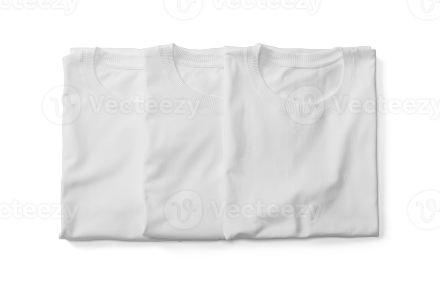 Folded T-Shirt mockup template png