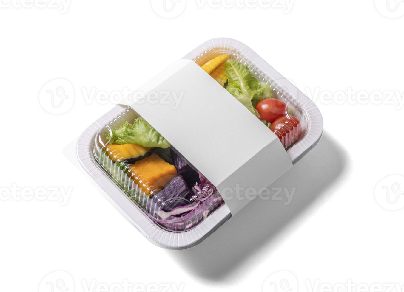 Takeaway food container box mockup png