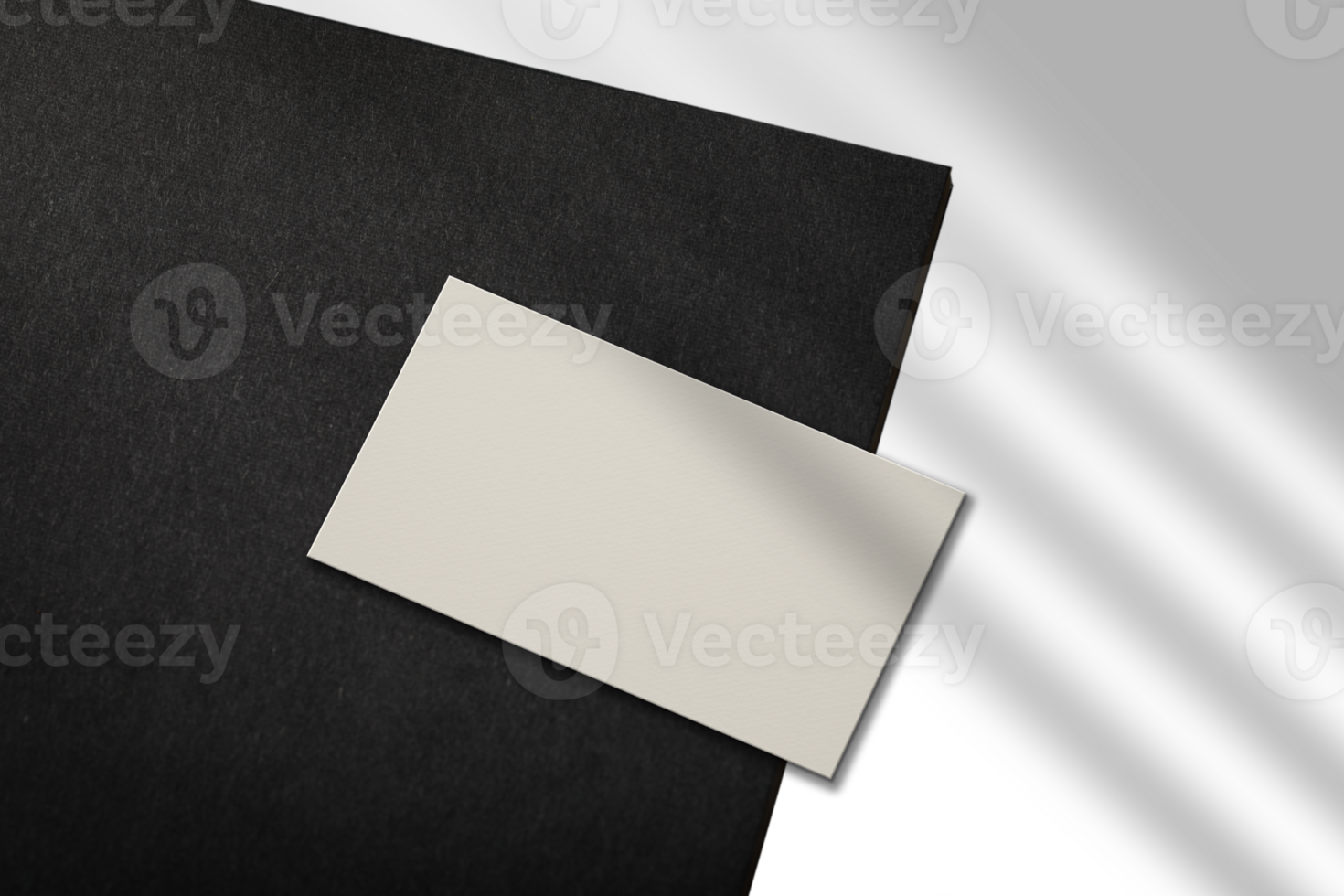 Group of minimal business card mockup png