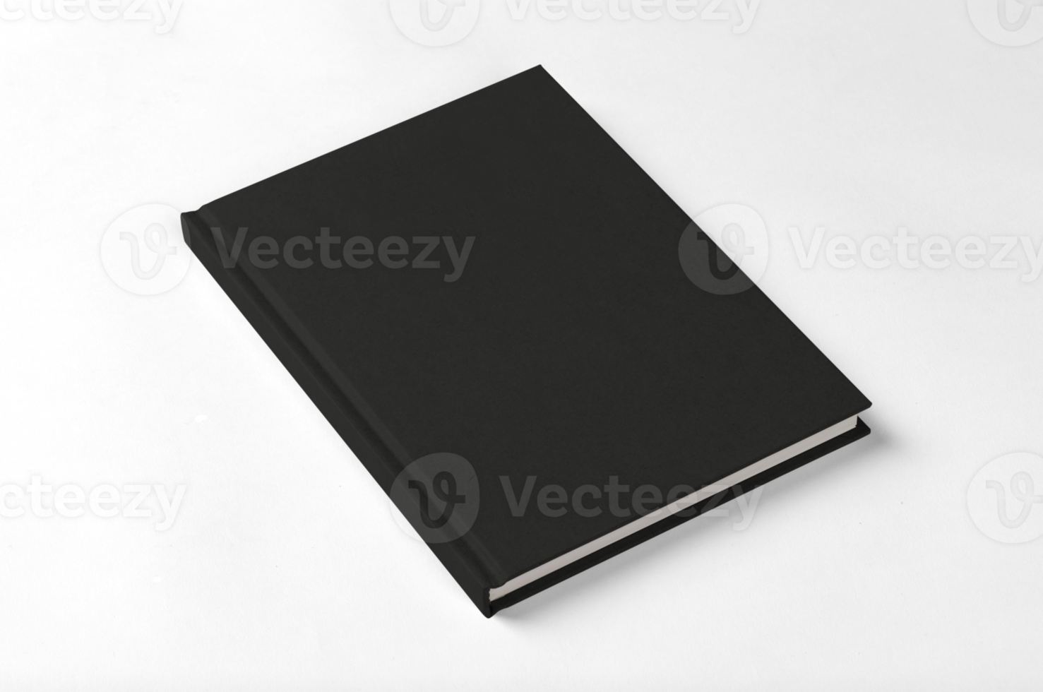 Hard book cover mockup template png