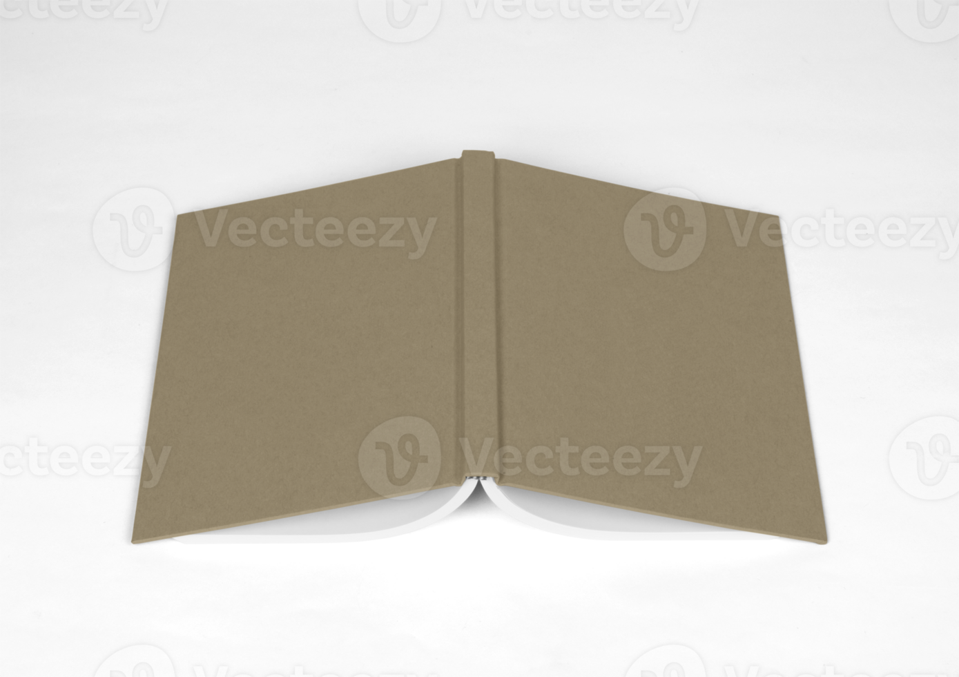 Hard book cover mockup template png