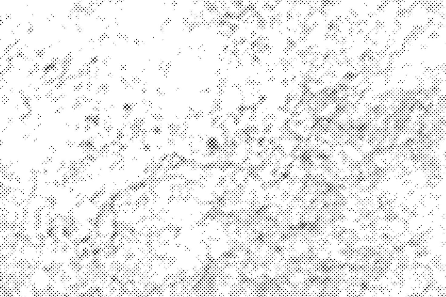 Vector grunge halftone texture on white background.