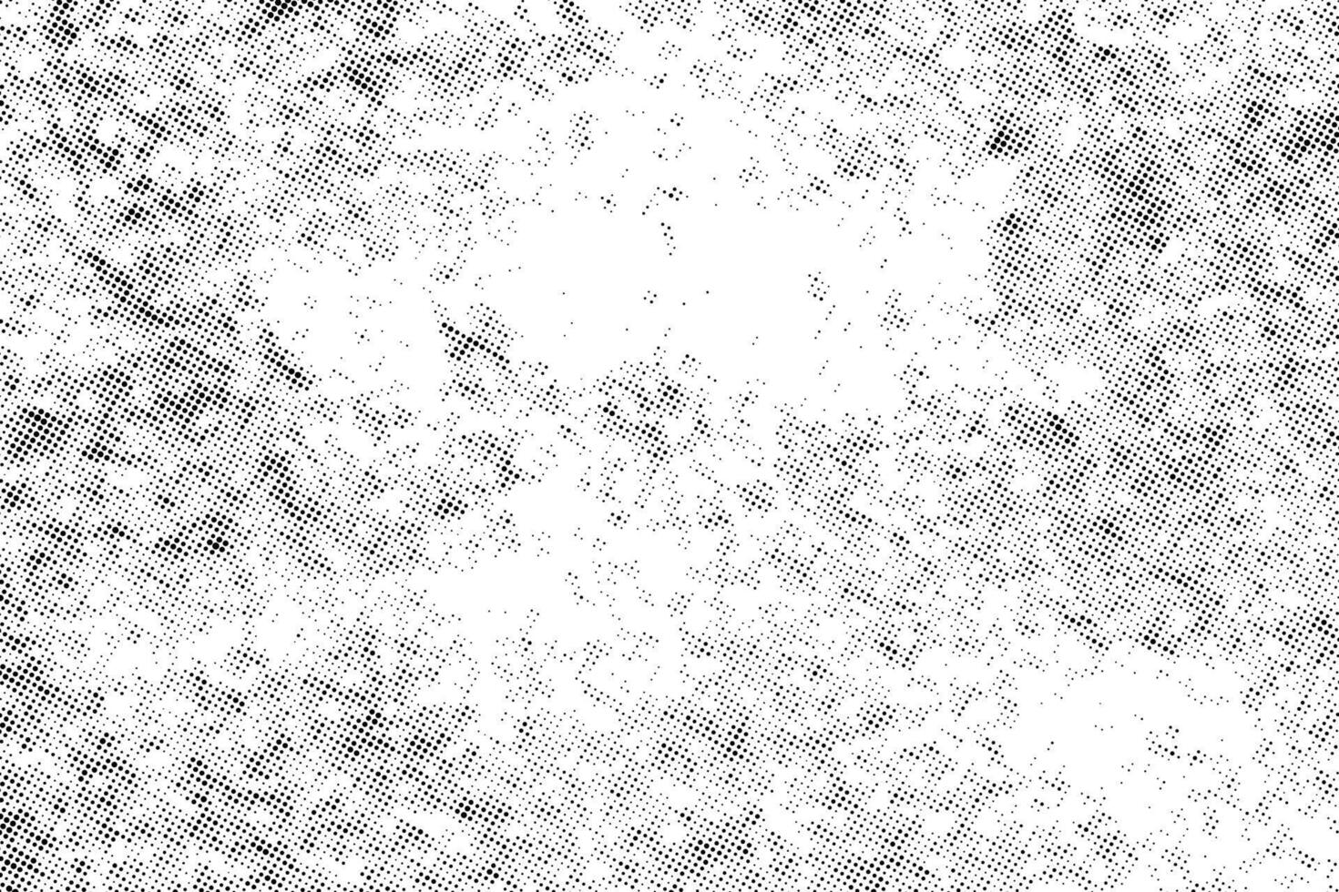 Vector grunge vintage halftone texture effect . Black dots pattern on white background.