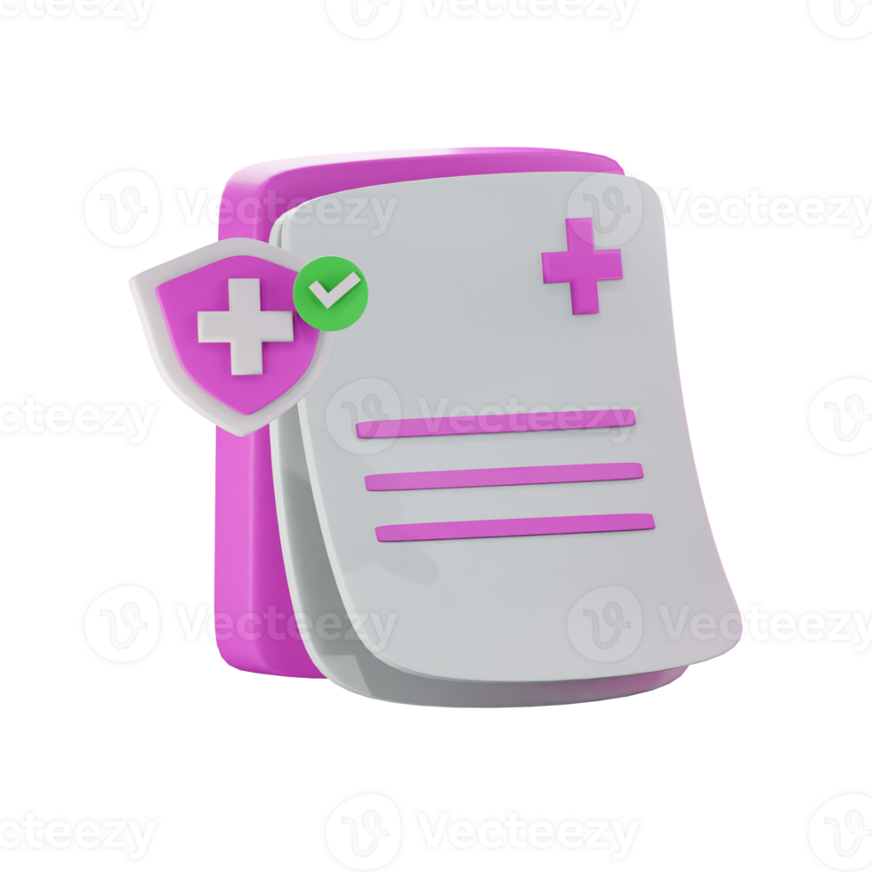 3D Healthcare Clipboard Icons png