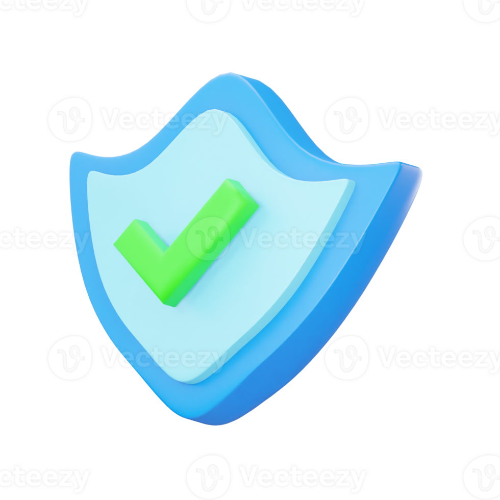 3d Lista de Verificación proteger proteccion. adecuado para móvil aplicaciones, Webb y más. png