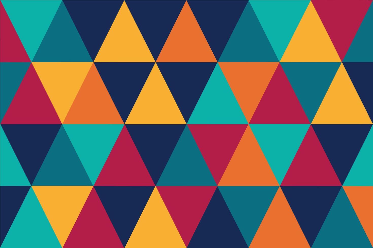 Abstract Geometric Triangle Seamless Pattern vector