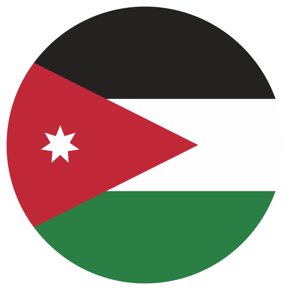 Jordaniens nationella flagga png