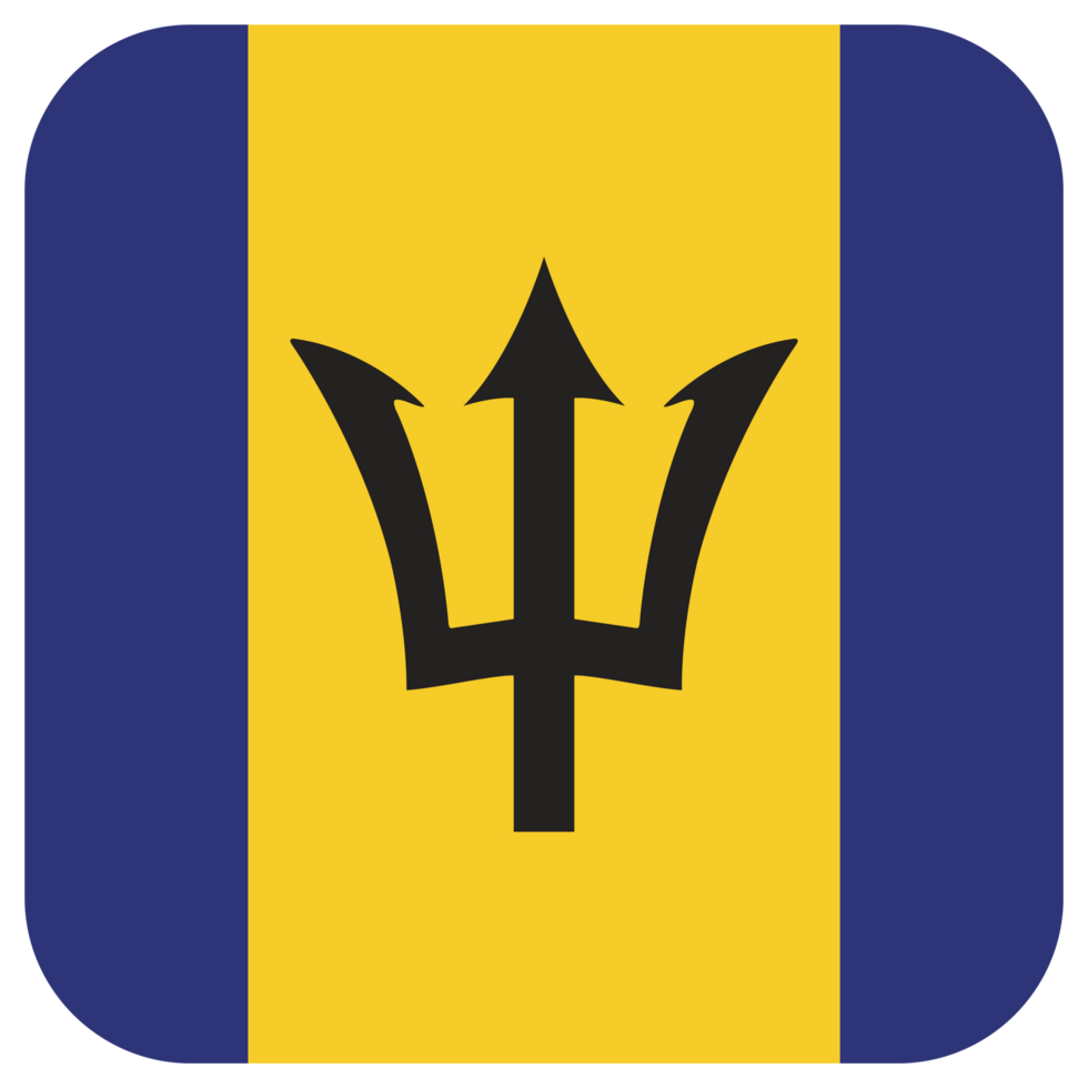 barbados national flag png