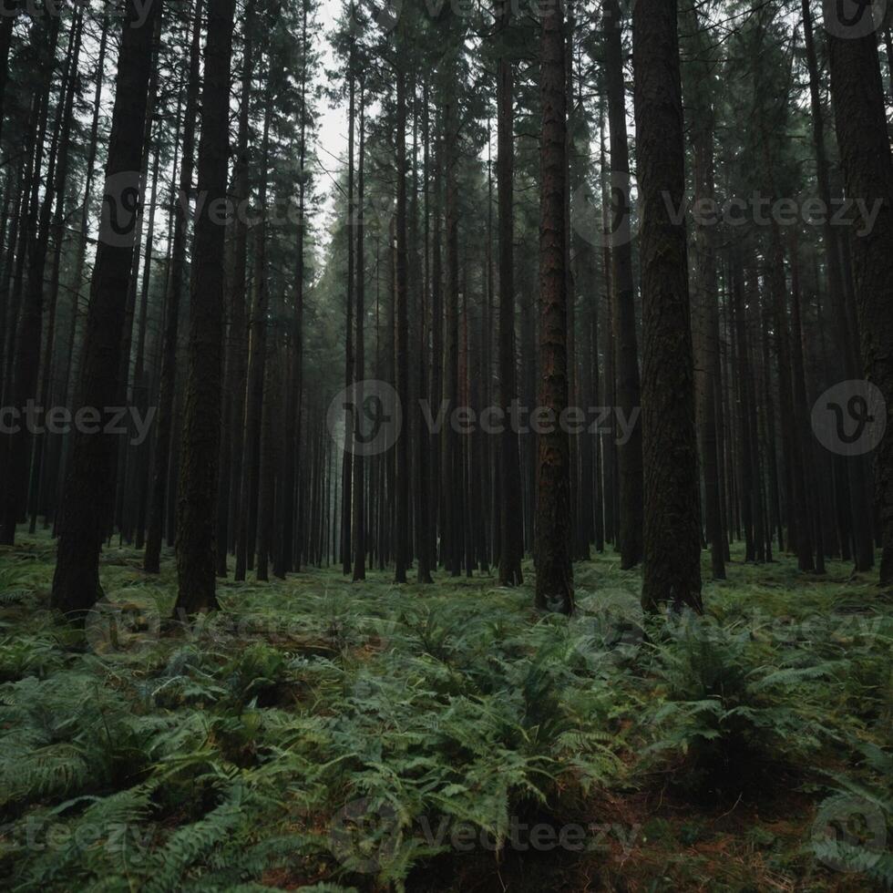 AI generated A view of forest photo