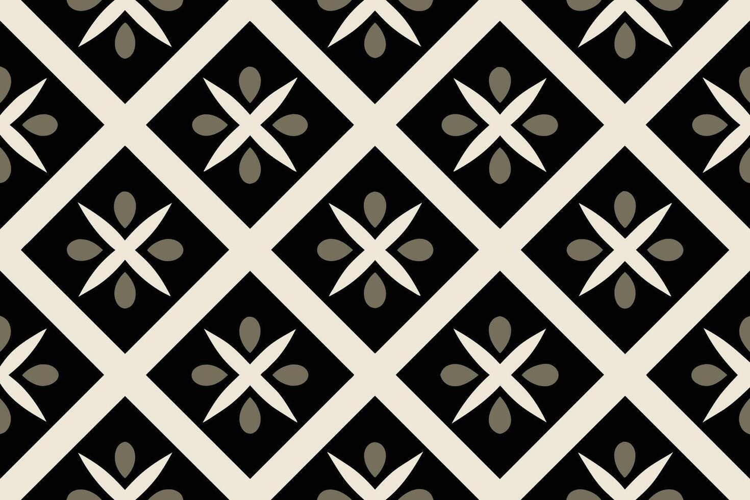 monochrome background with retro pattern design vector