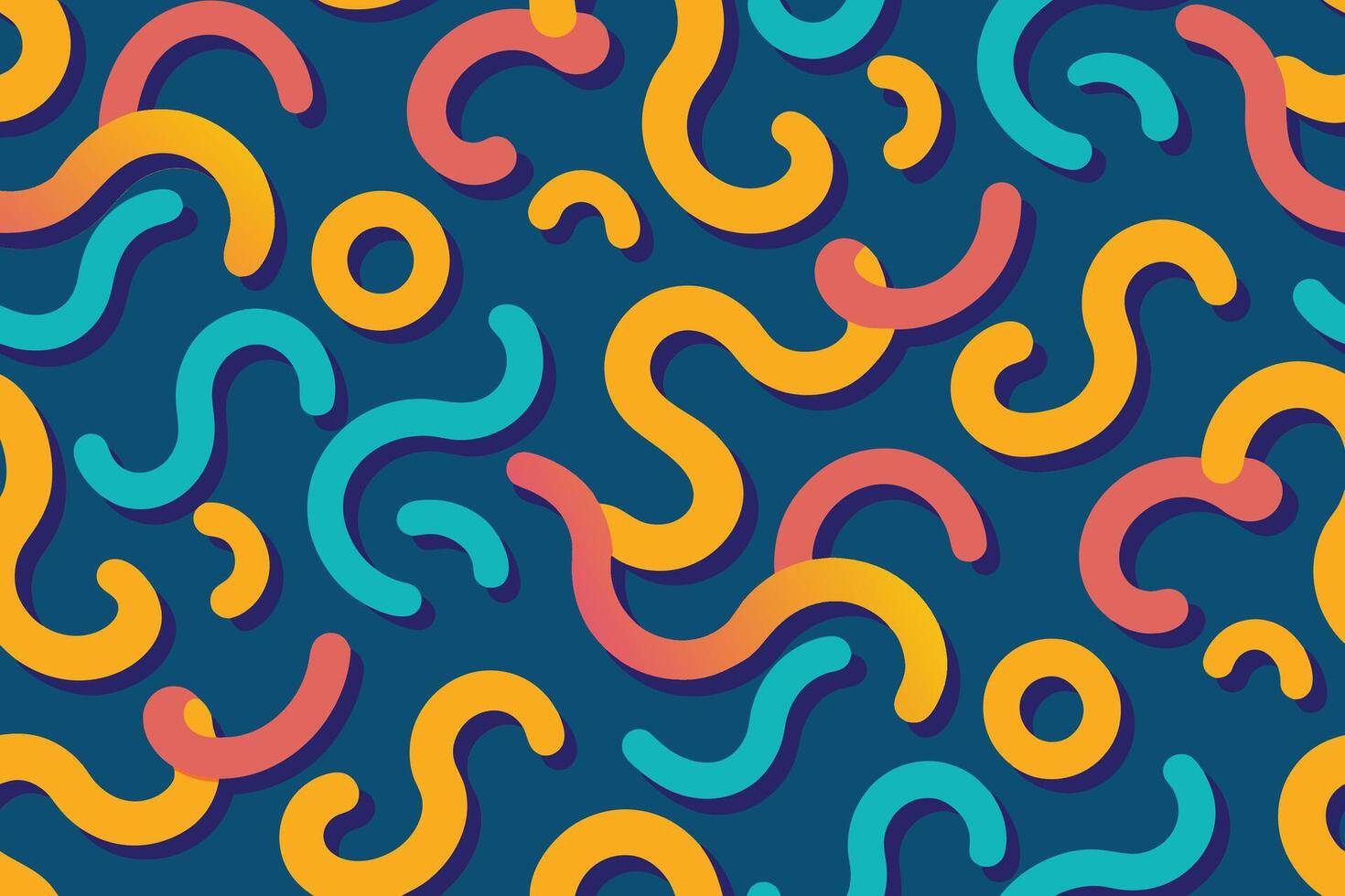 Squiggle Seamles Pattern vector