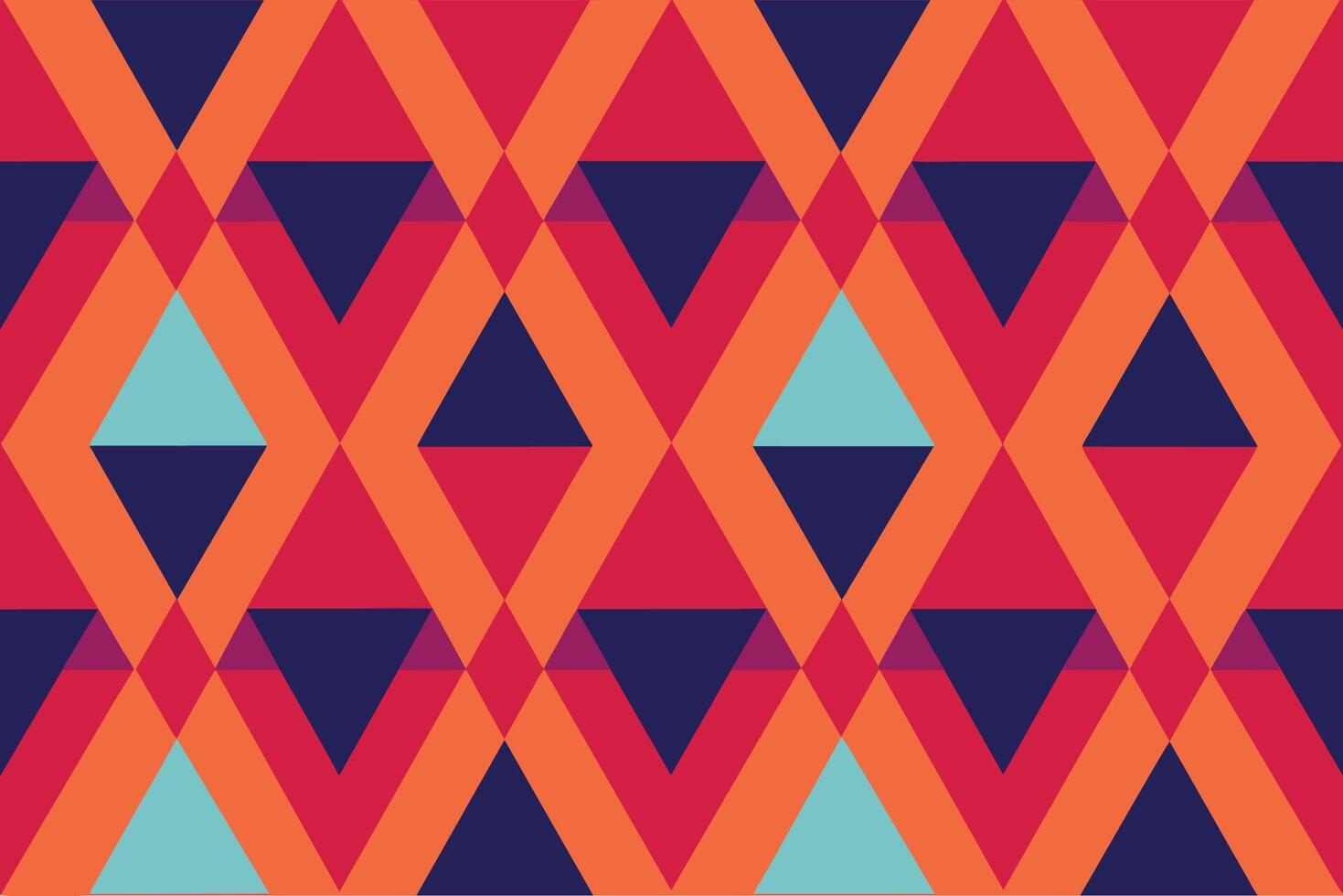 Abstract Geometric Triangle Seamless Pattern vector