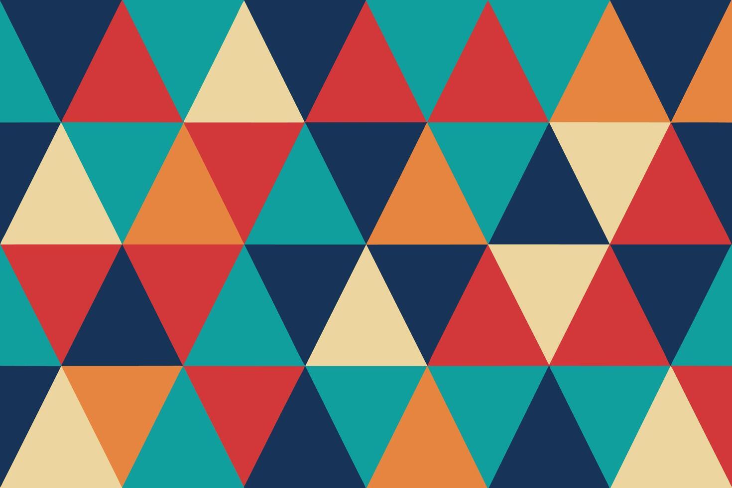 Abstract Geometric Triangle Seamless Pattern vector