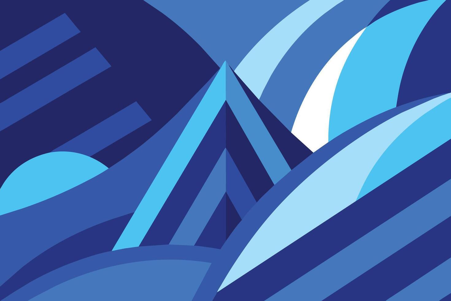 Blue Abstract Vector Background