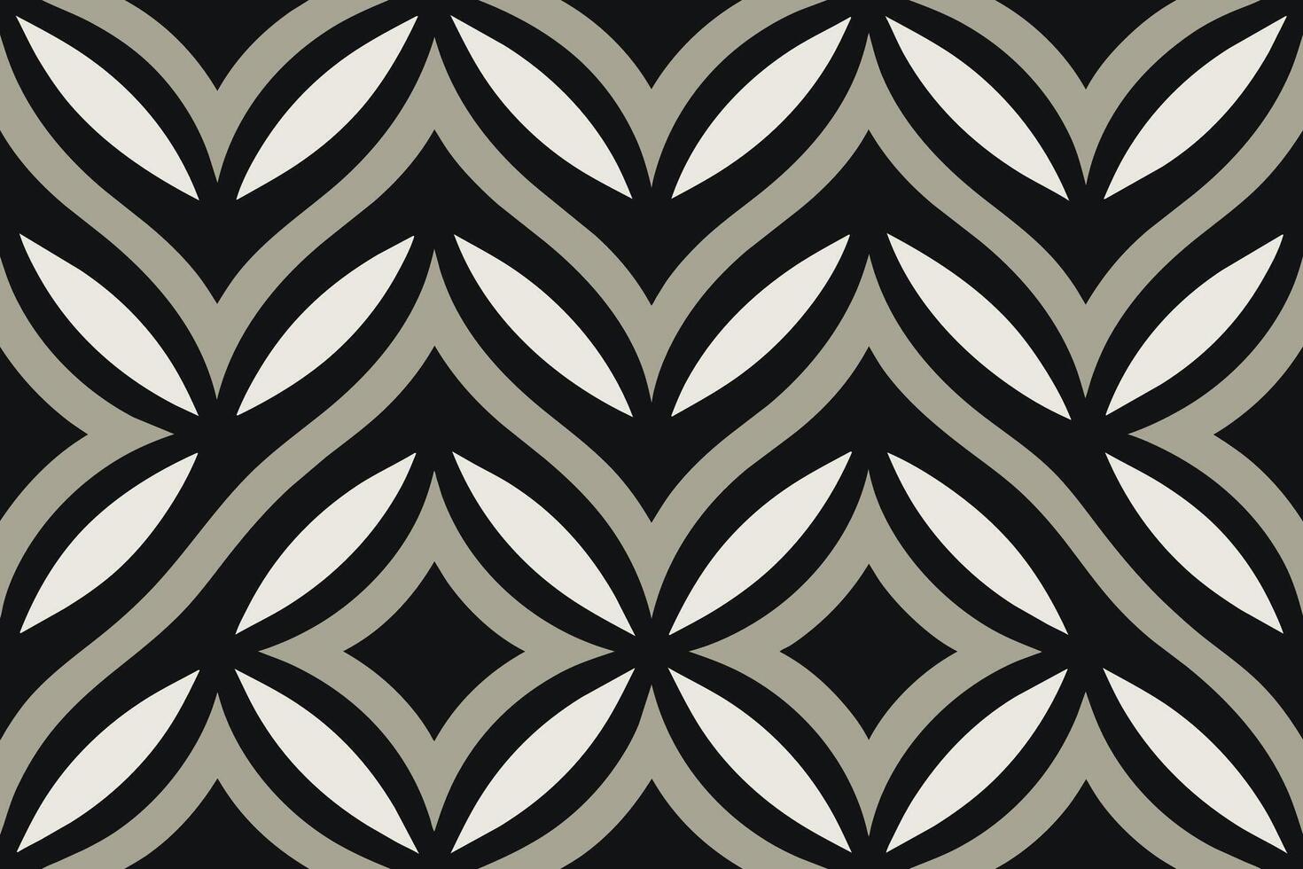 monochrome background with retro pattern design vector