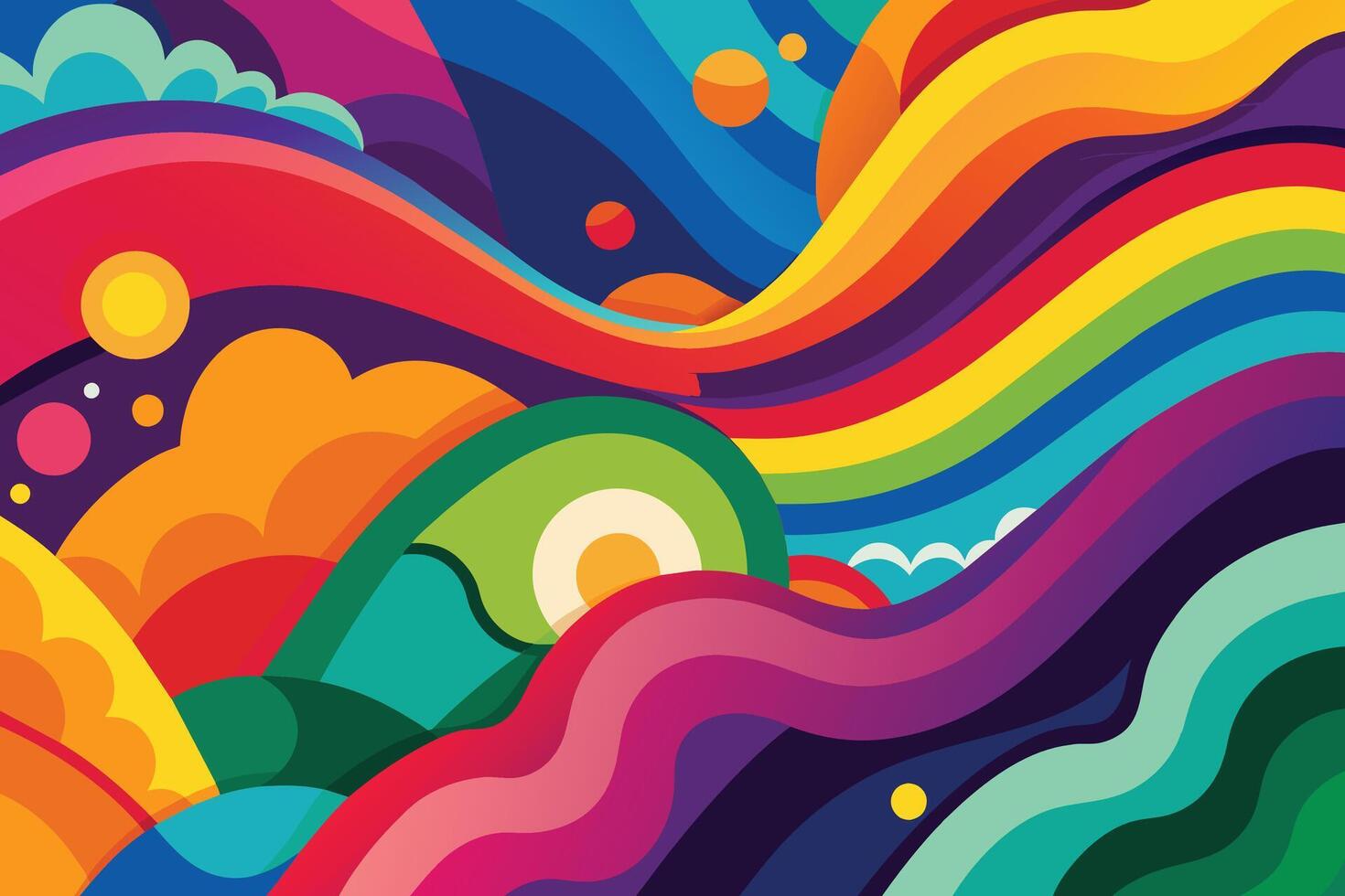 Colorful fine Art Abstract Background vector