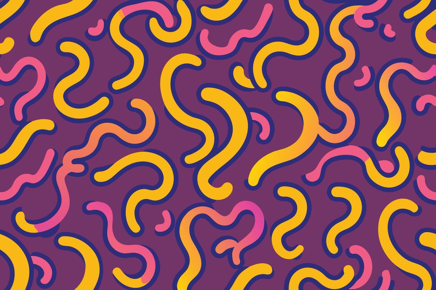 Squiggle Seamles Pattern vector
