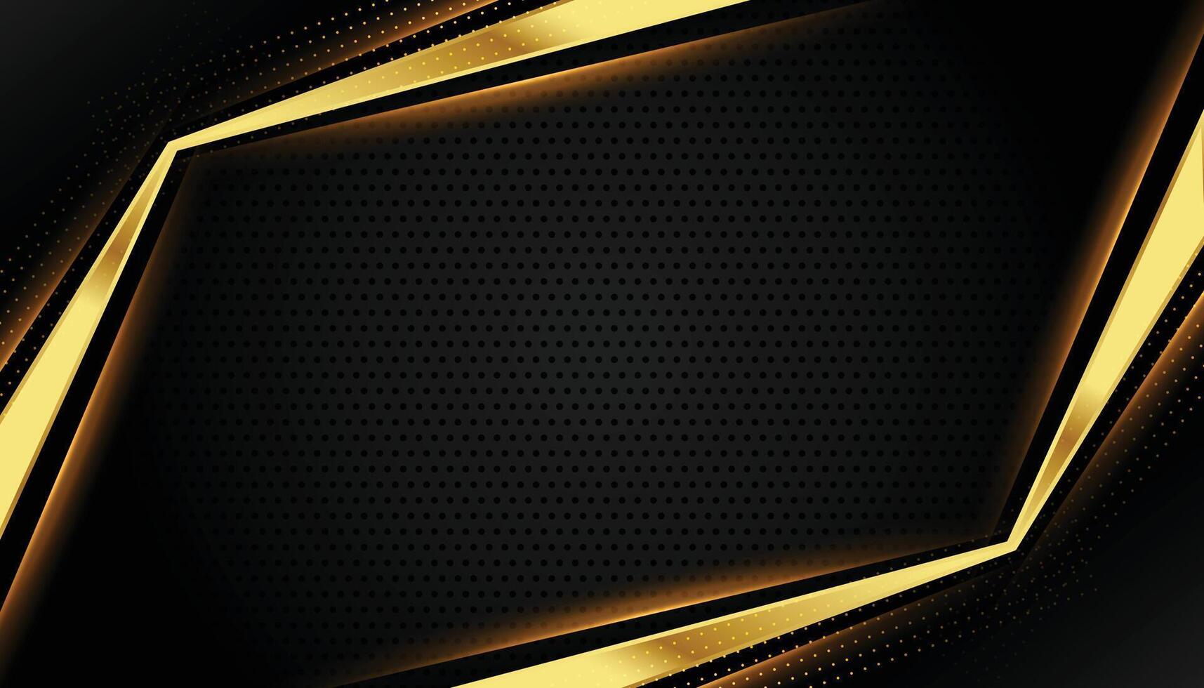 beautiful golden luxury background with text space vector