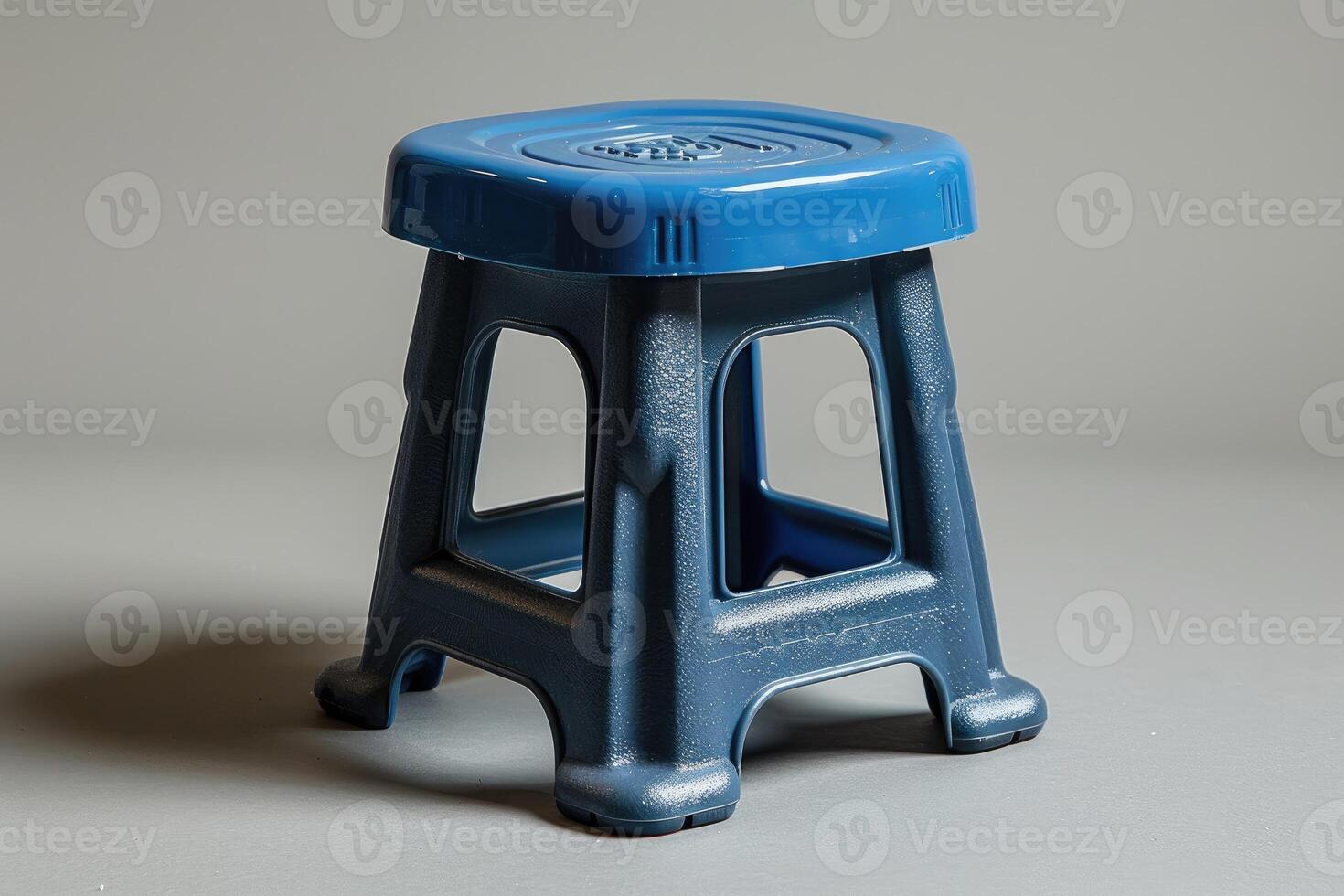 AI generated plastic stool chair design professional photography photo