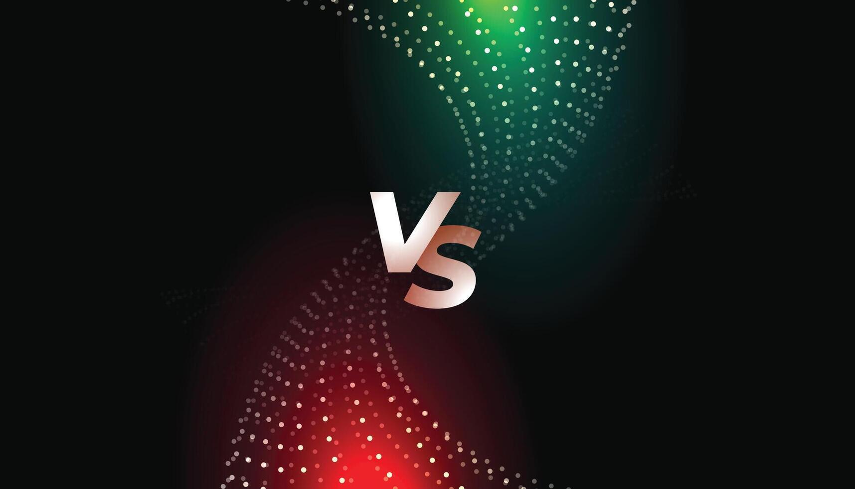 desafío o comparación versus vs pantalla modelo diseño vector