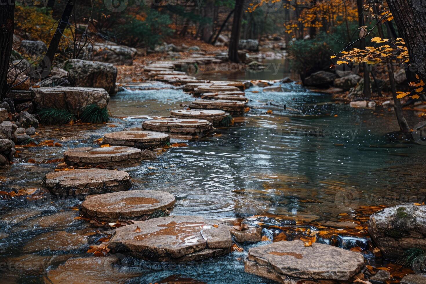 AI generated beautiful landscape scenery nature professional photography photo