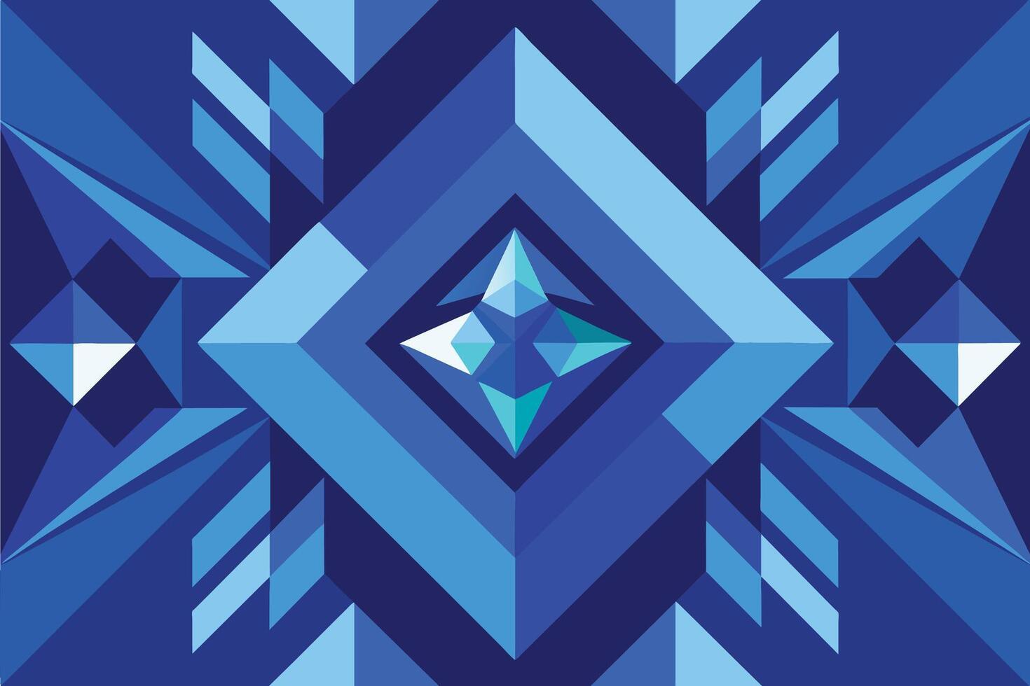 fondo abstracto geométrico azul vector