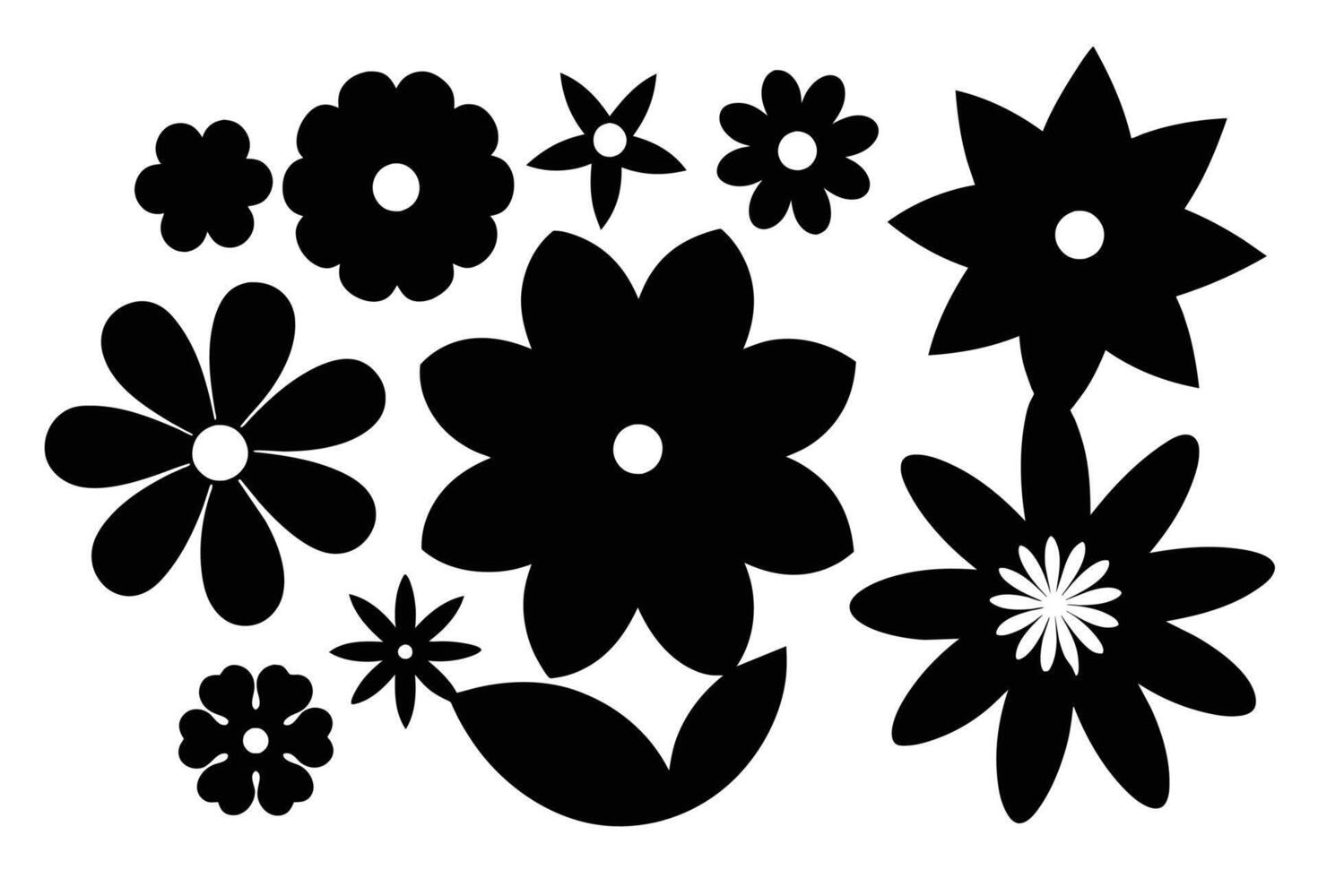 clasificado flor forma vector