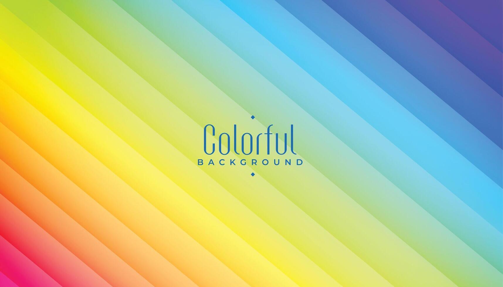 rainbow colors stripes abstract background vector