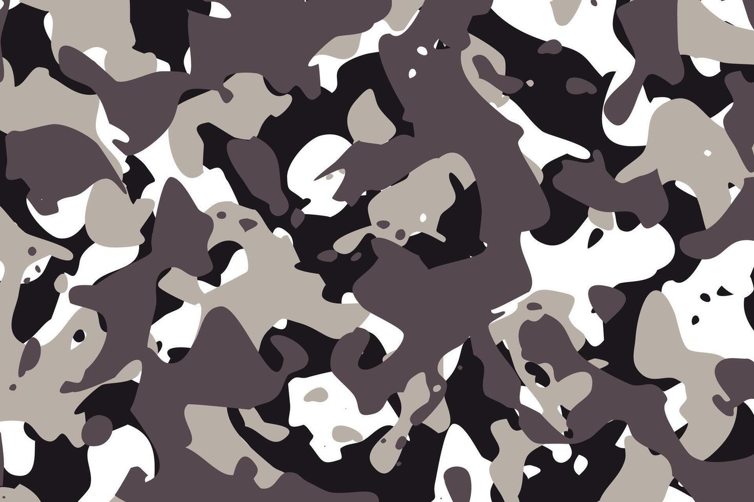 camouflage pattern texture in gray shades background vector