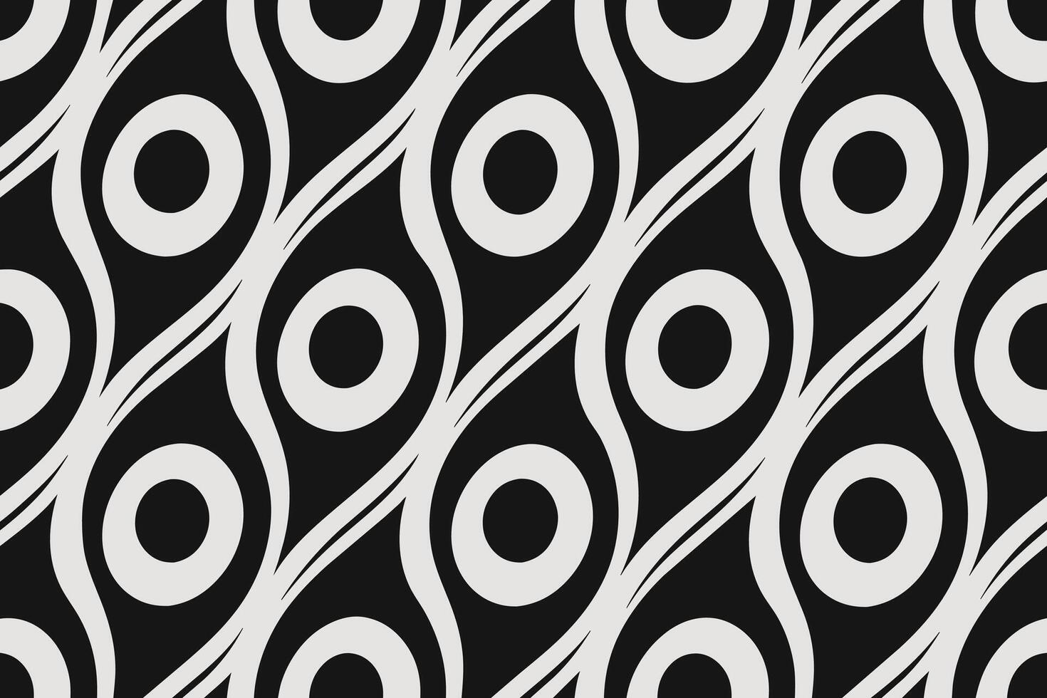 monochrome background with retro pattern design vector