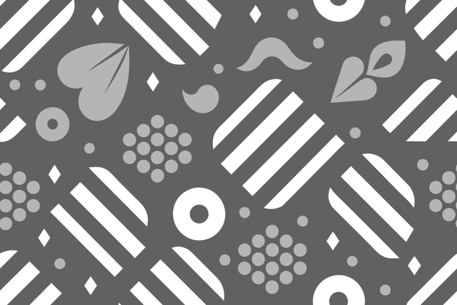 monochrome background with retro pattern design vector