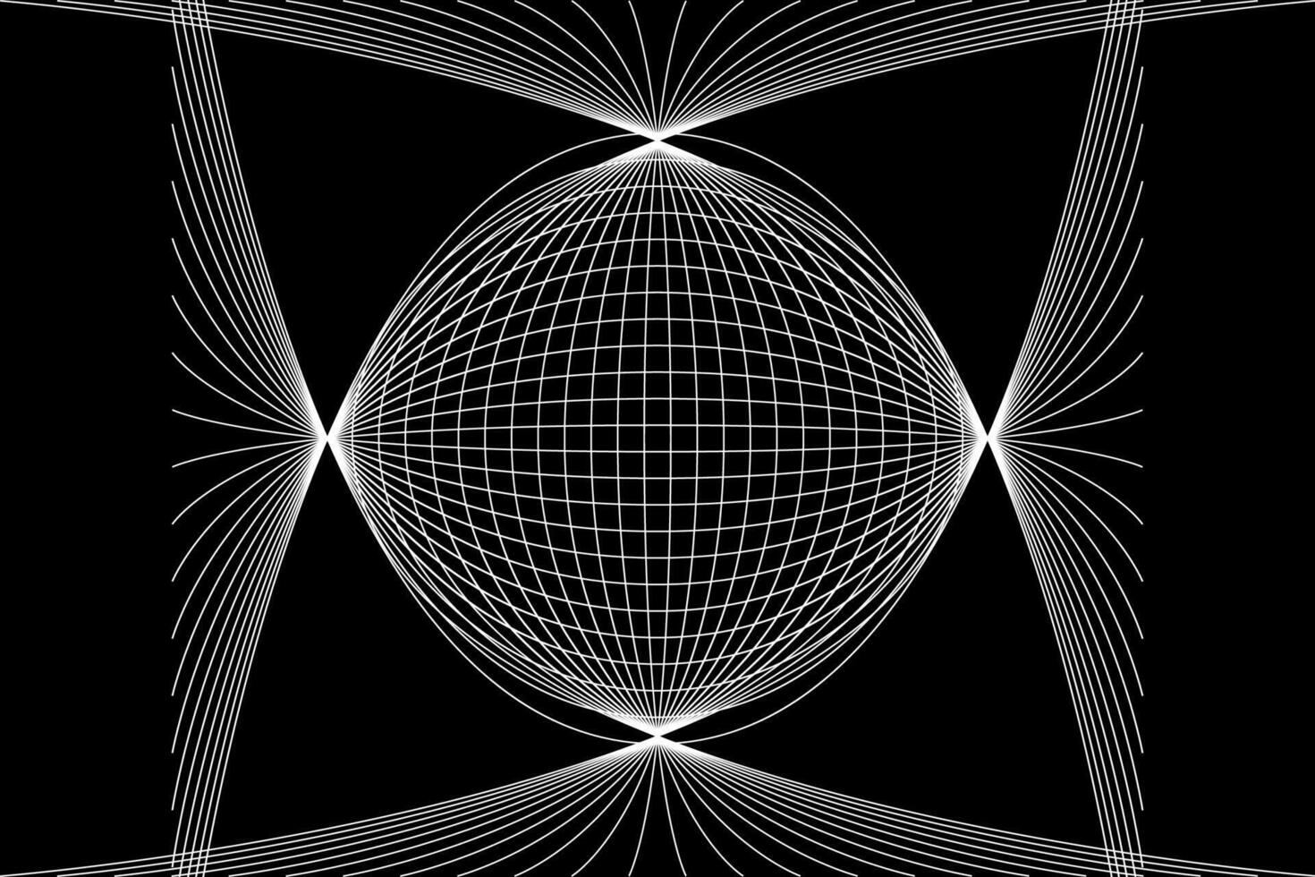 Minimal abstract line futuristic tech background. Vector digital art banner design