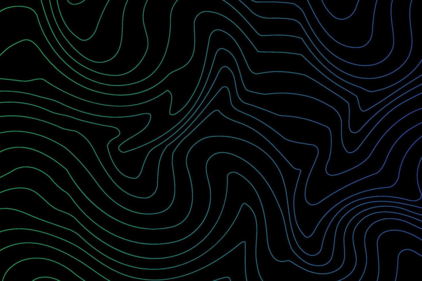 wavy line isolated on plane abstract background vector