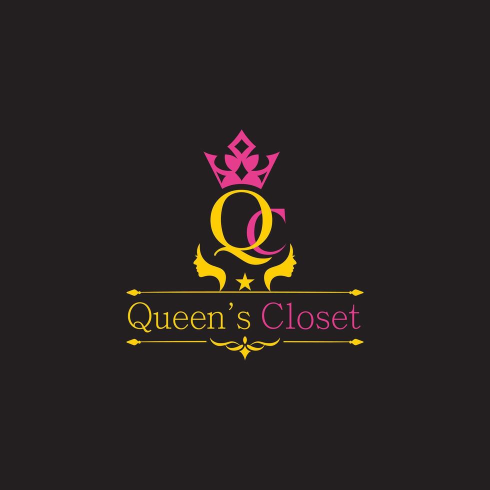 QC Letter Logo Design Template Vector and mix elements logo