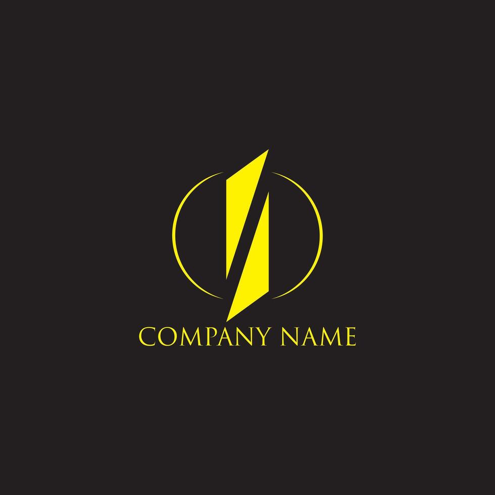 I Initial Letter Logo Design vector