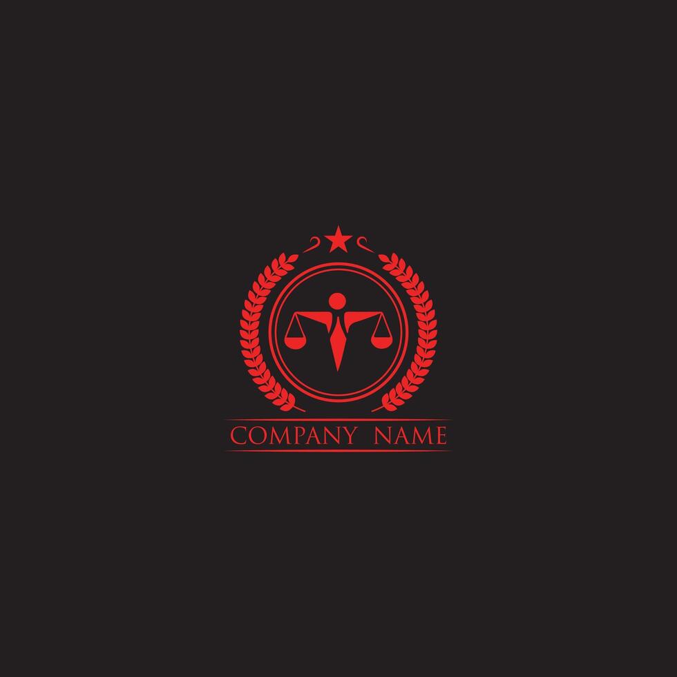 justice law logo and shield law logo Or icon logo vector