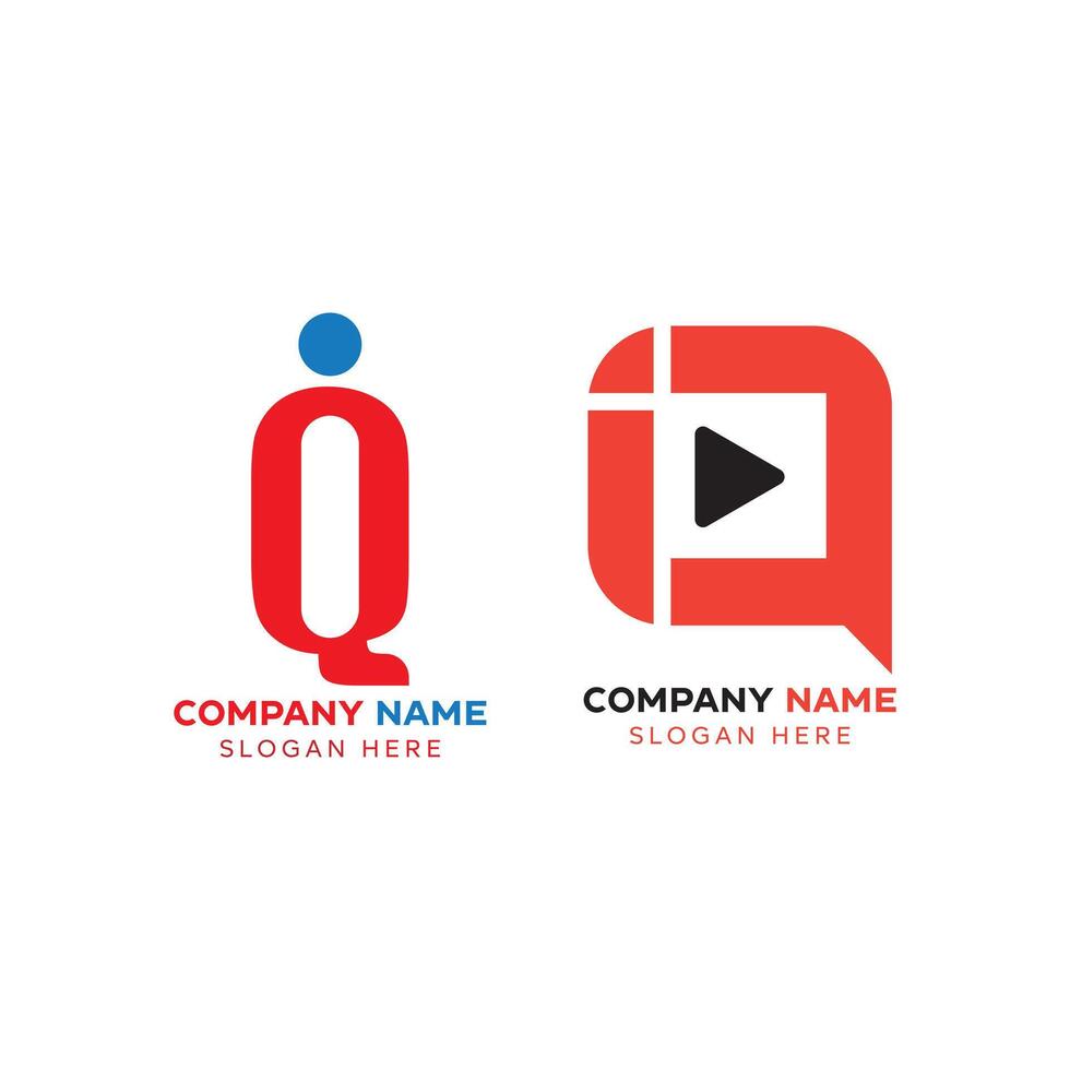 IQ logo and Film logo vector