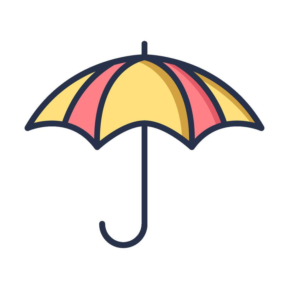 paraguas icono diseño vector modelo