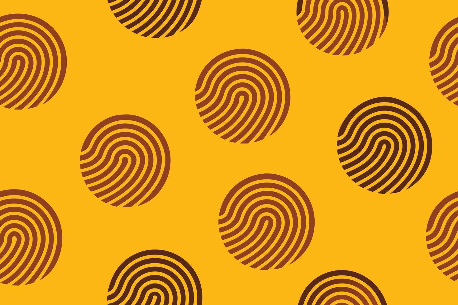 Seamless fingerprint image pattern vector