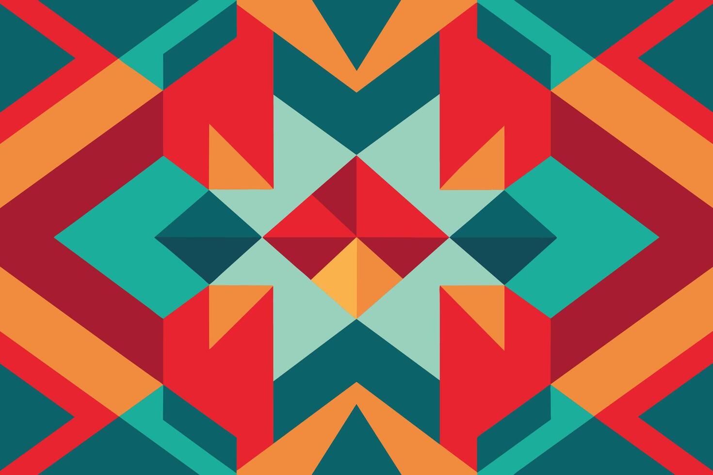 Seamless abstract geometric pattern design vector