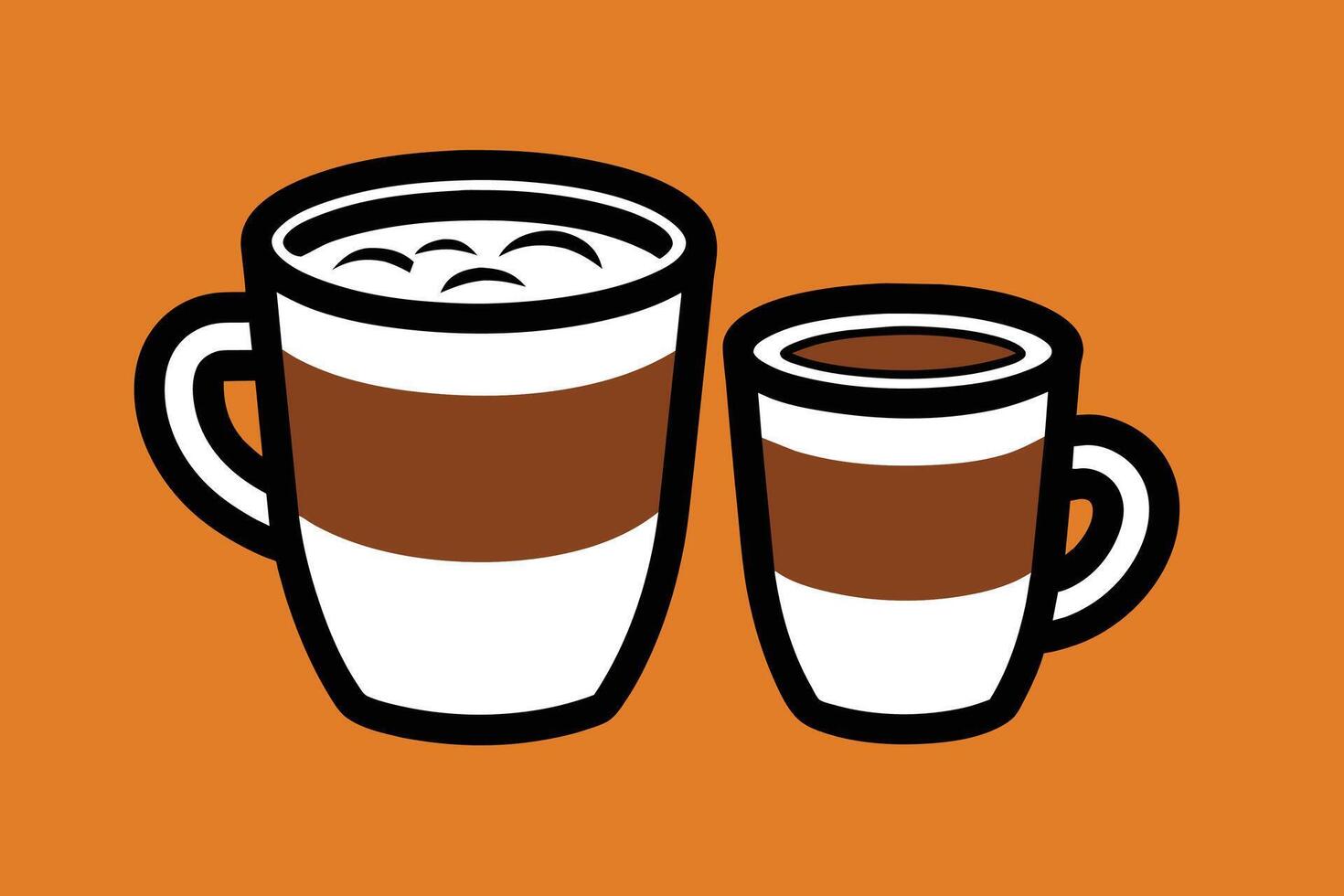 Hand Drawn Coffee Cups Vector