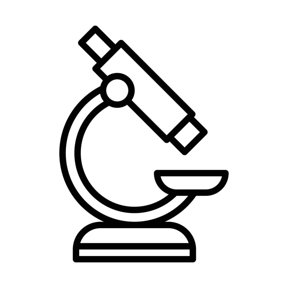 diseño de icono de vector de microscopio