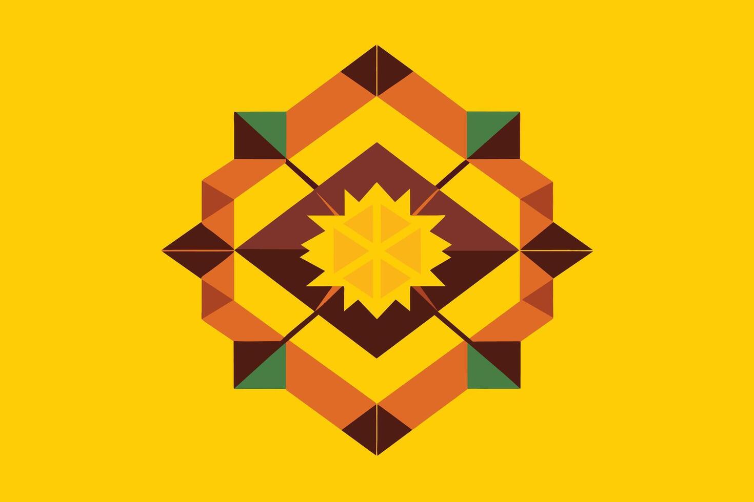 fondo amarillo geométrico abstracto vector