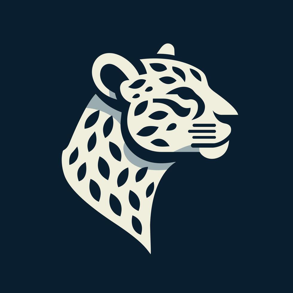 ilustración vectorial de leopardo vector