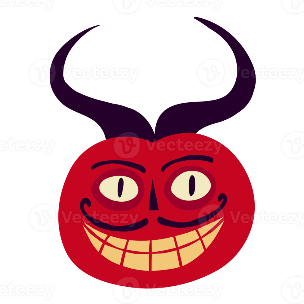funny demon for halloween png