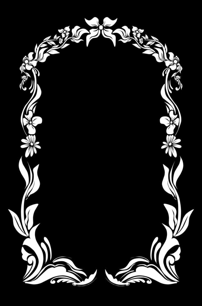 Vintage ornament frame. Decorative border frames, retro style divider. Elegant vintage frame and wedding ornaments Isolated icons vector set. Calligraphic filigree black ink borders collection